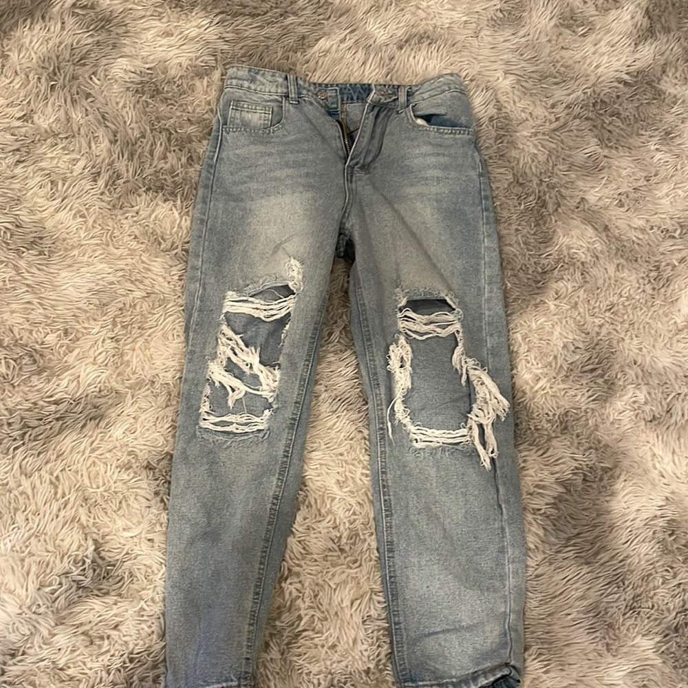 Blue Ripped Jeans